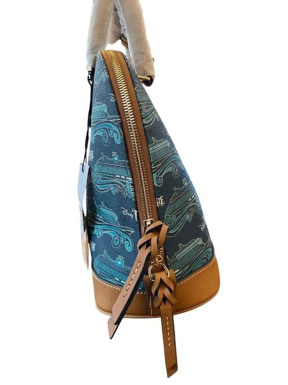 Dooney & Bourke Disney Cruise Line Inaugural Treasure Satchel Purse Crossbody NW - Picture 8 of 10
